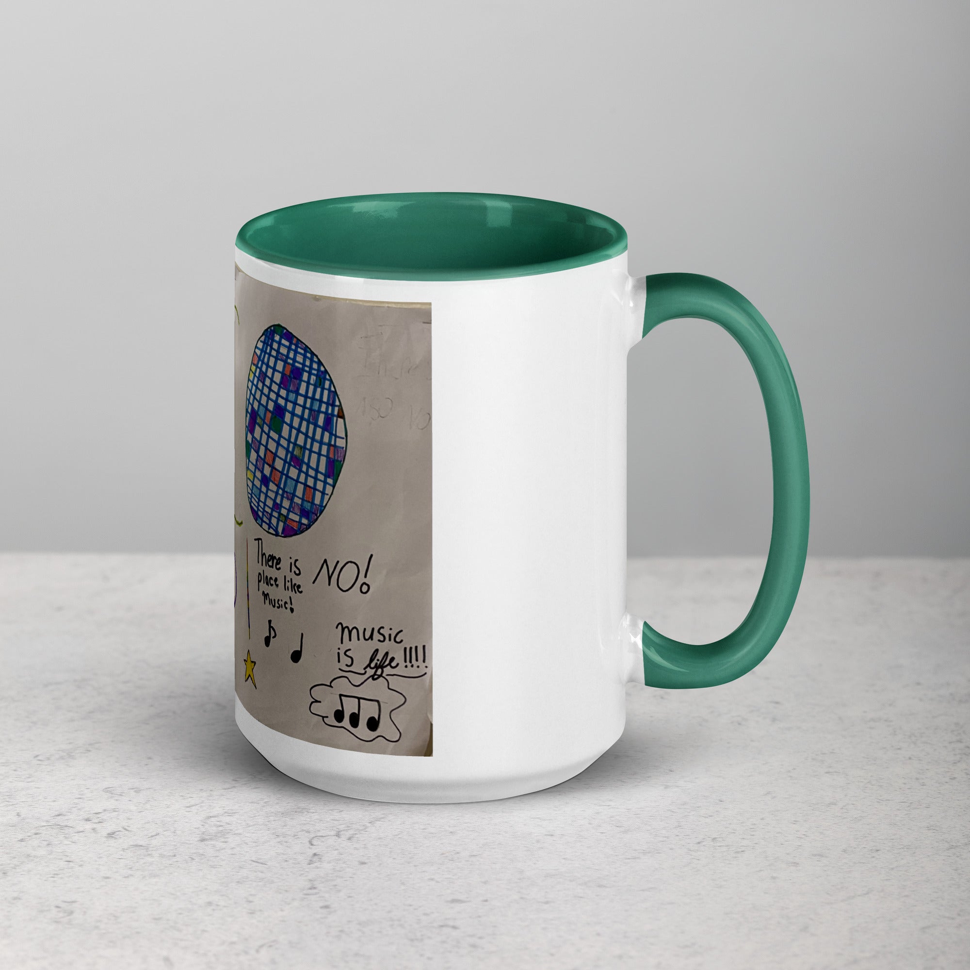 Disco Pop Mug with Color Inside