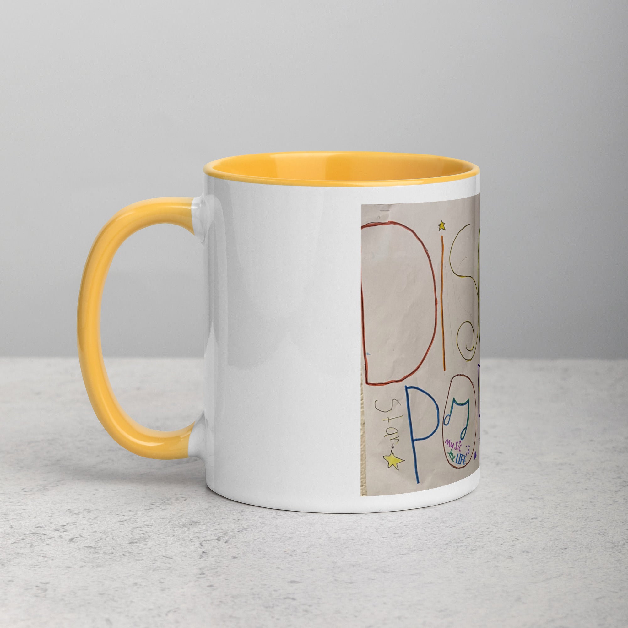 Disco Pop Mug with Color Inside