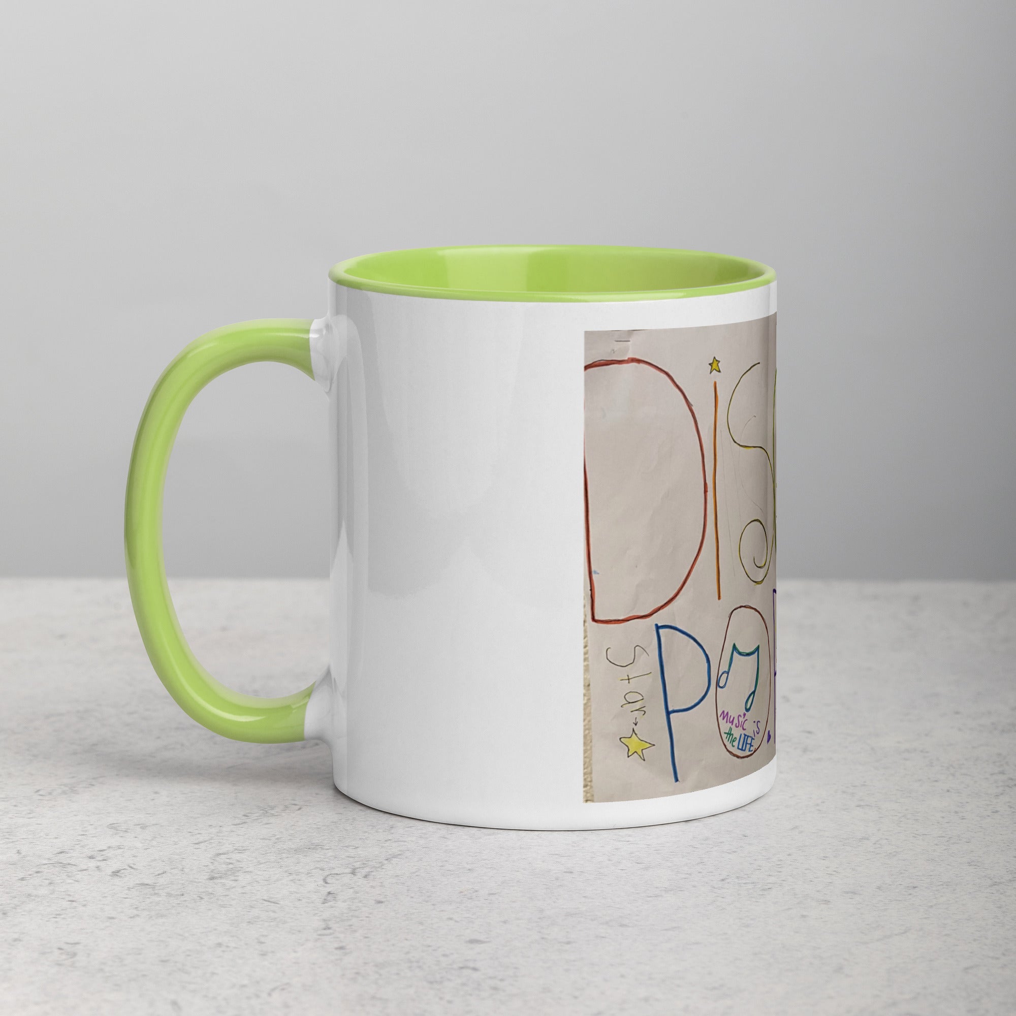 Disco Pop Mug with Color Inside