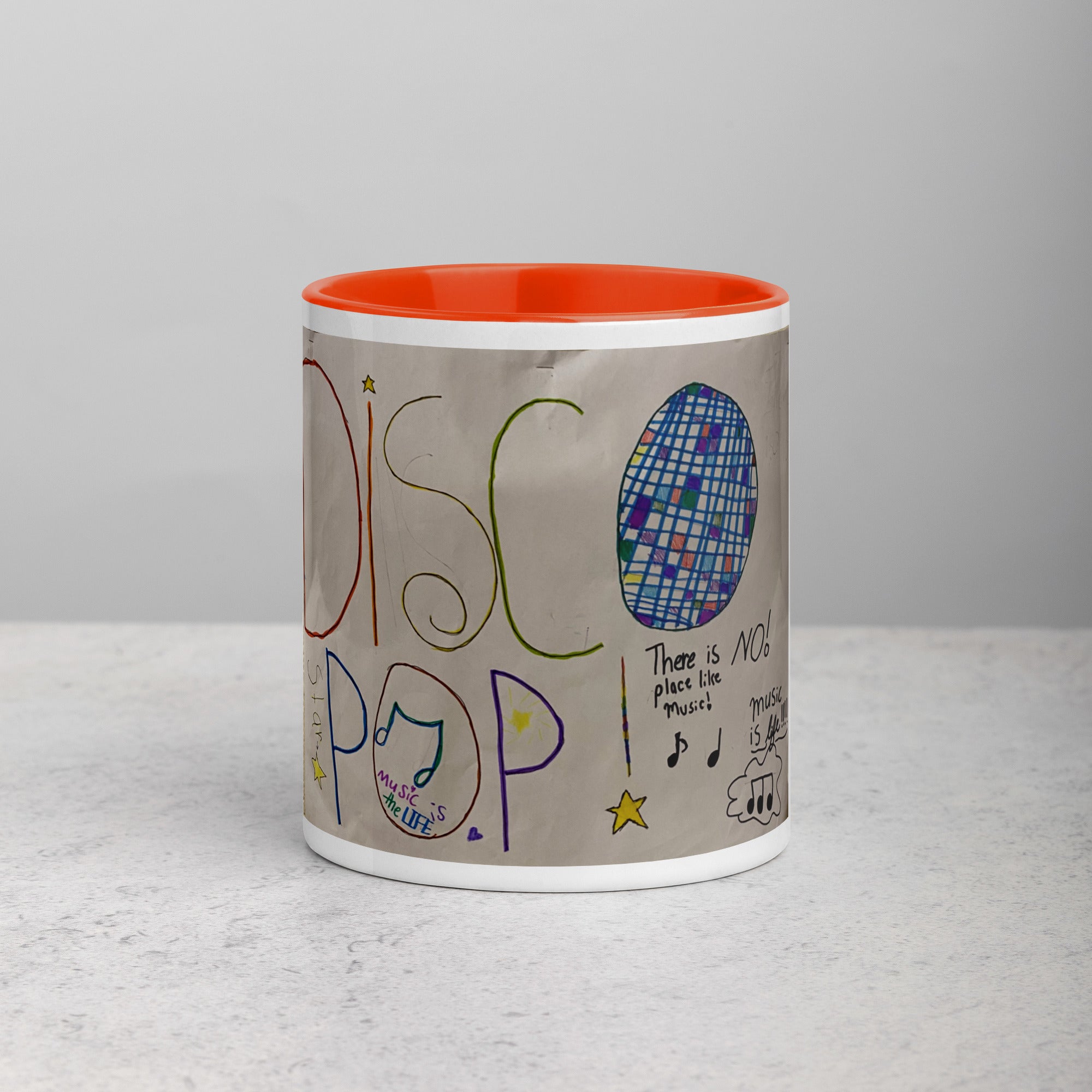 Disco Pop Mug with Color Inside