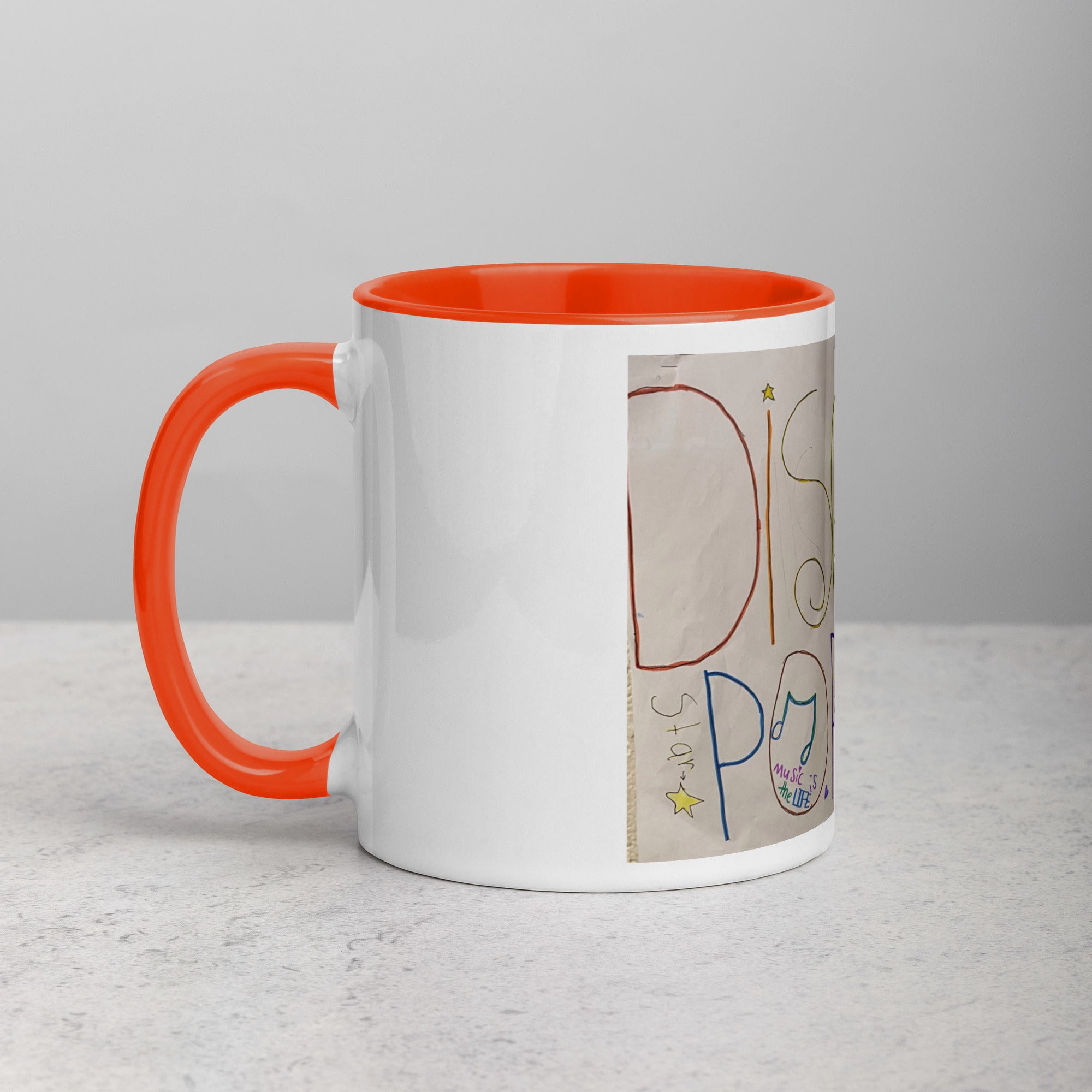 Disco Pop Mug with Color Inside