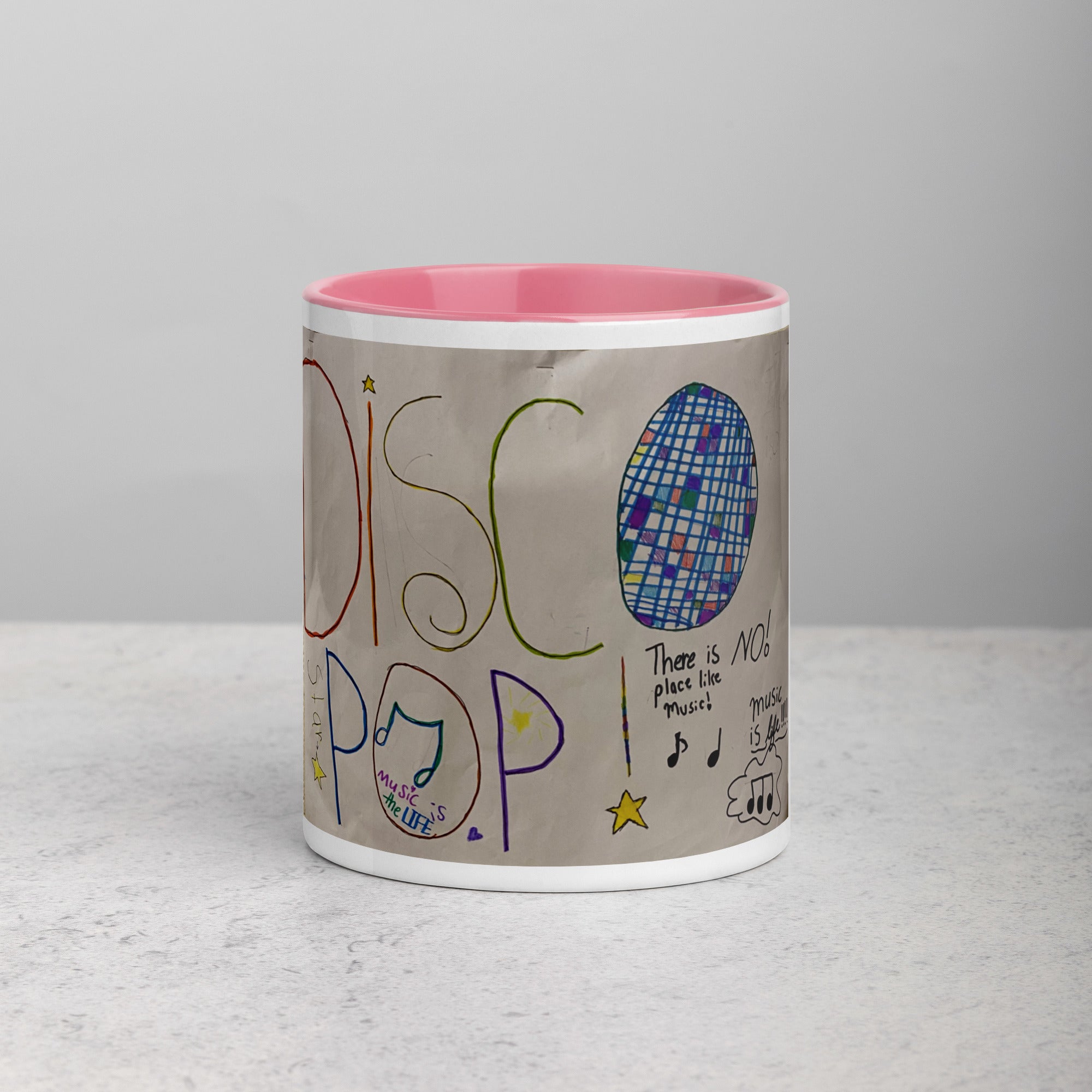 Disco Pop Mug with Color Inside
