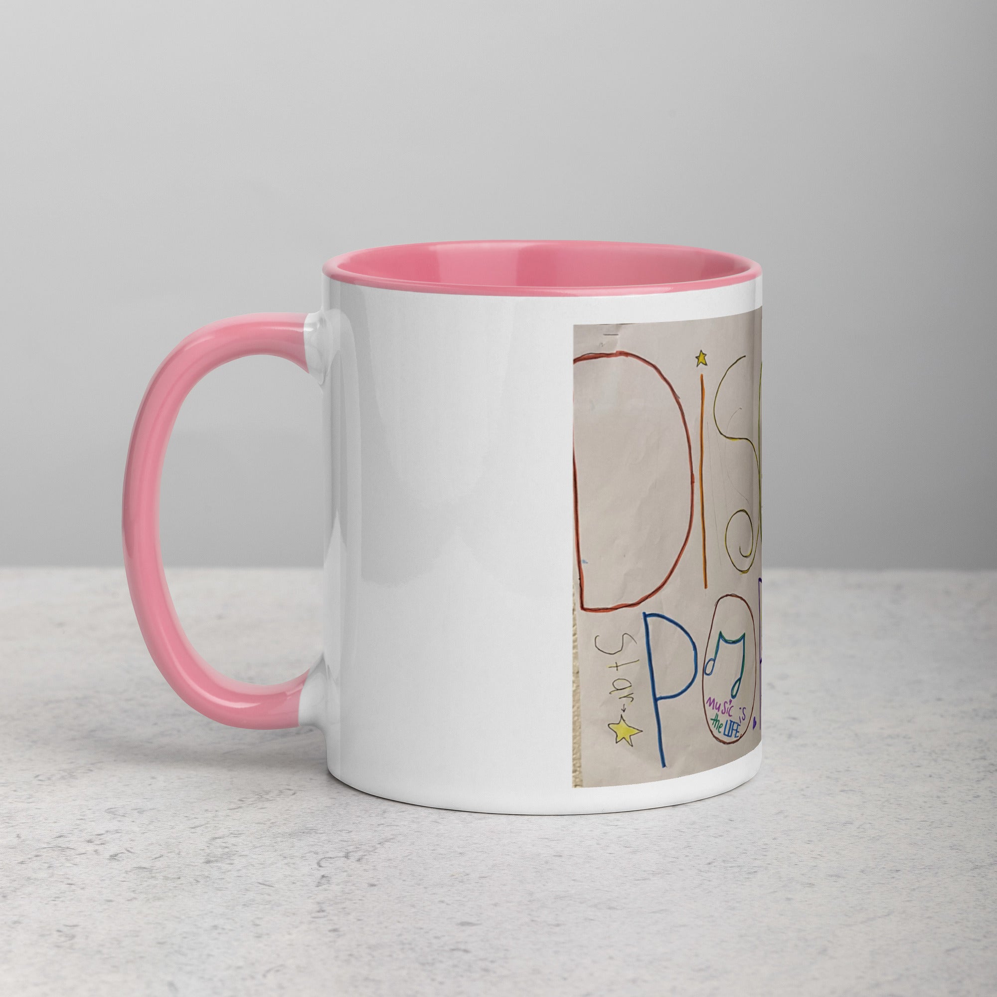 Disco Pop Mug with Color Inside