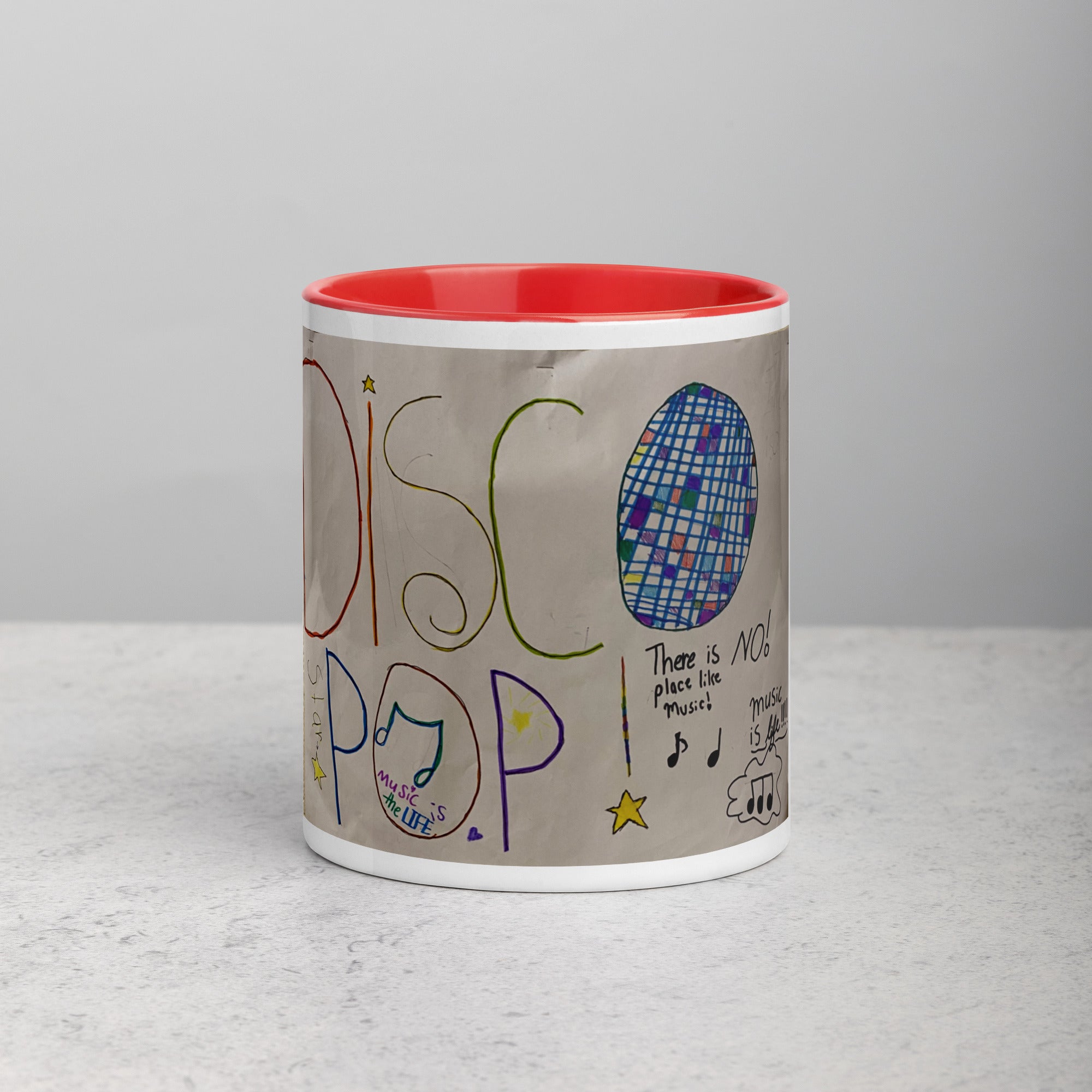 Disco Pop Mug with Color Inside
