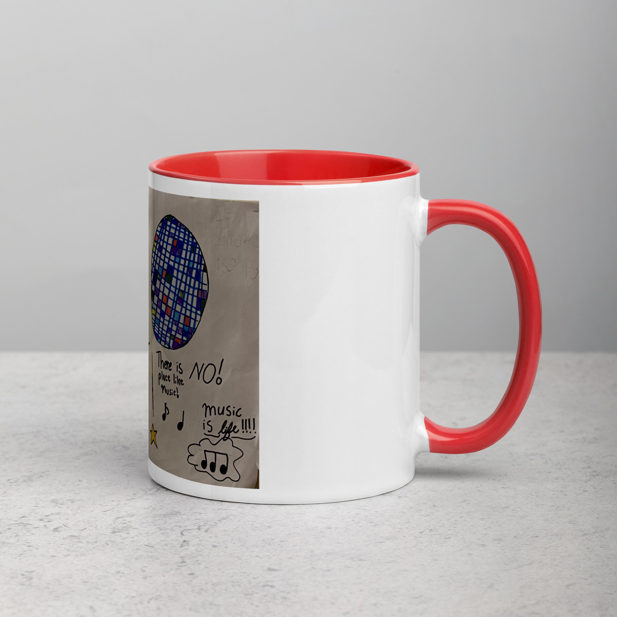 Disco Pop Mug with Color Inside