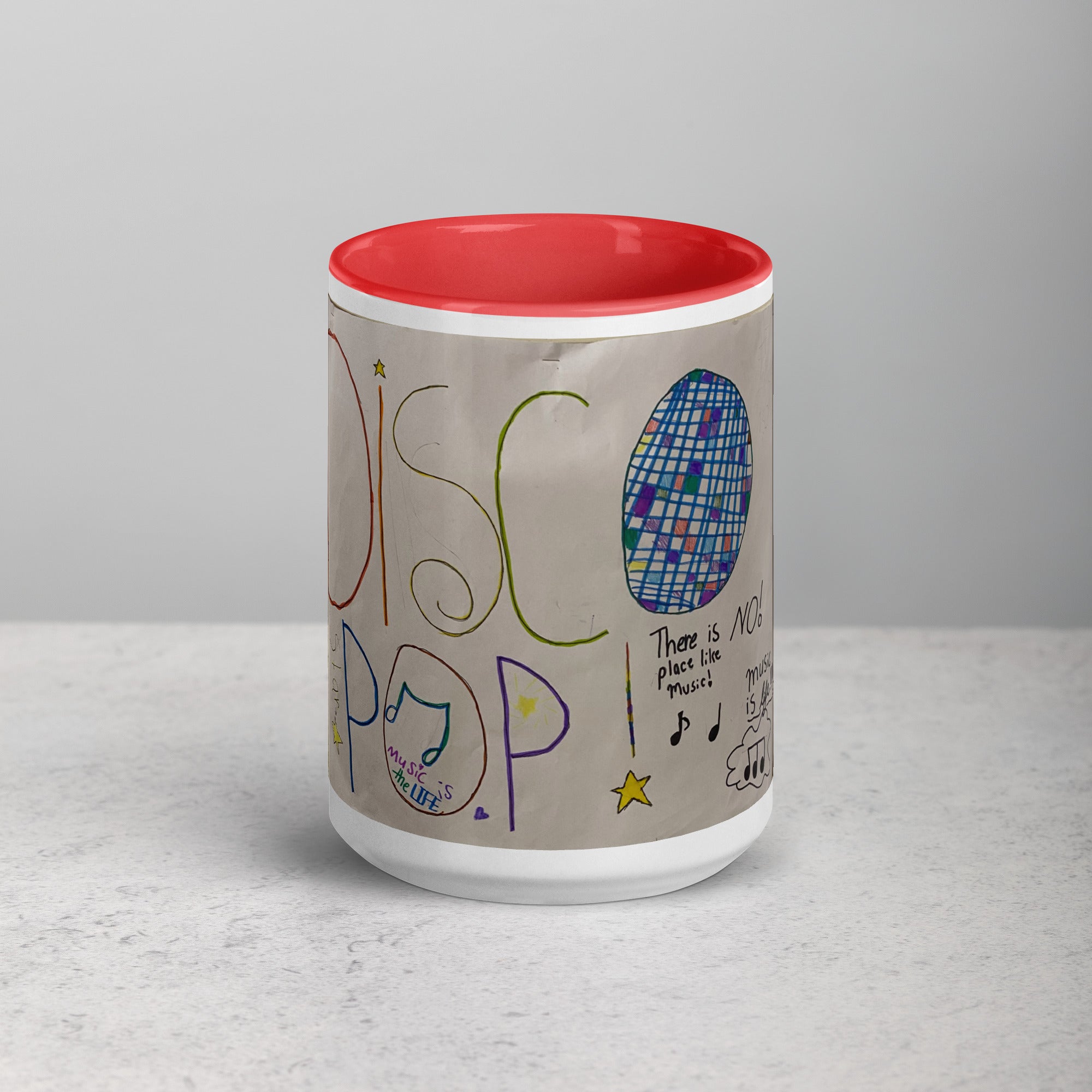 Disco Pop Mug with Color Inside