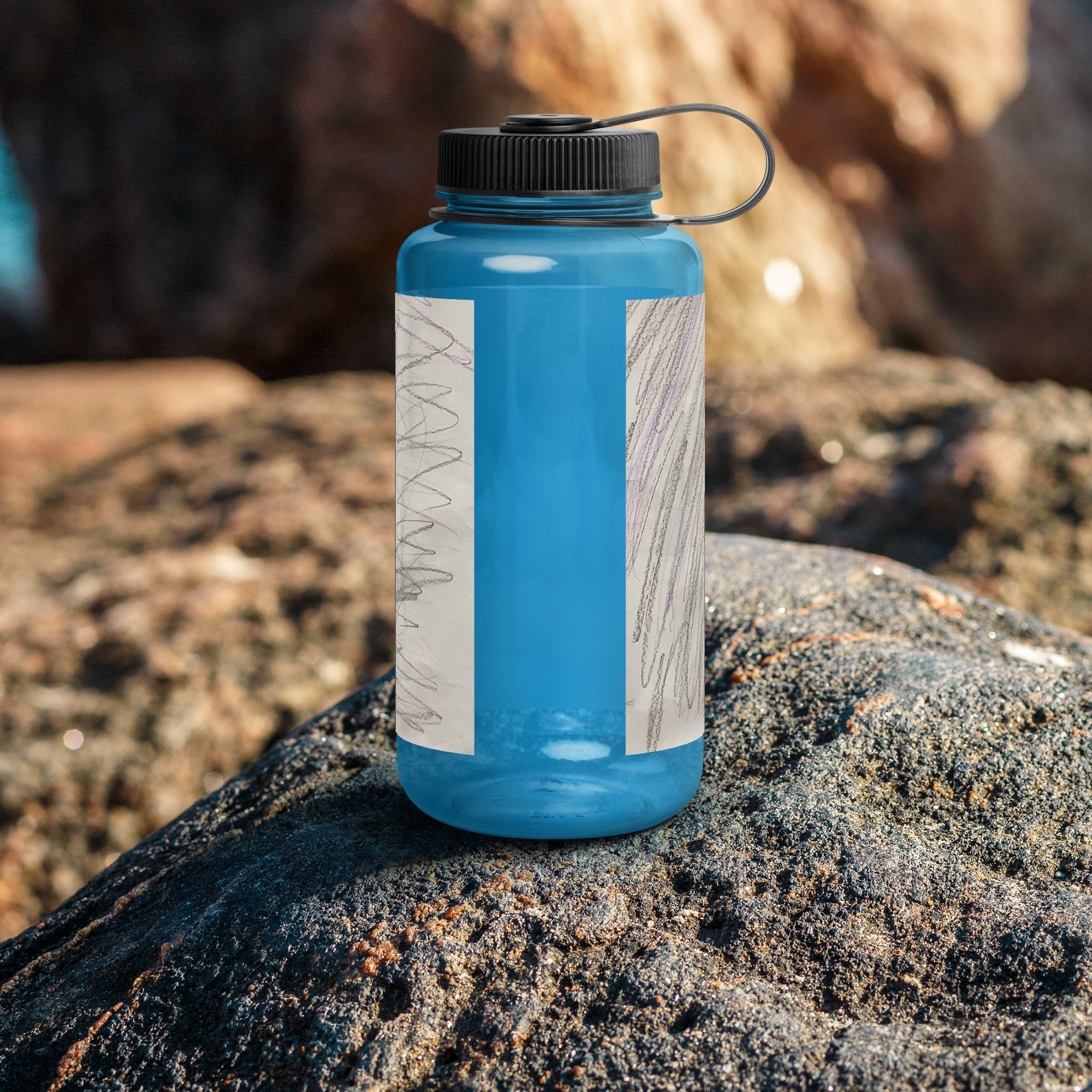 SDS Black Hole Wide mouth plastic water bottle