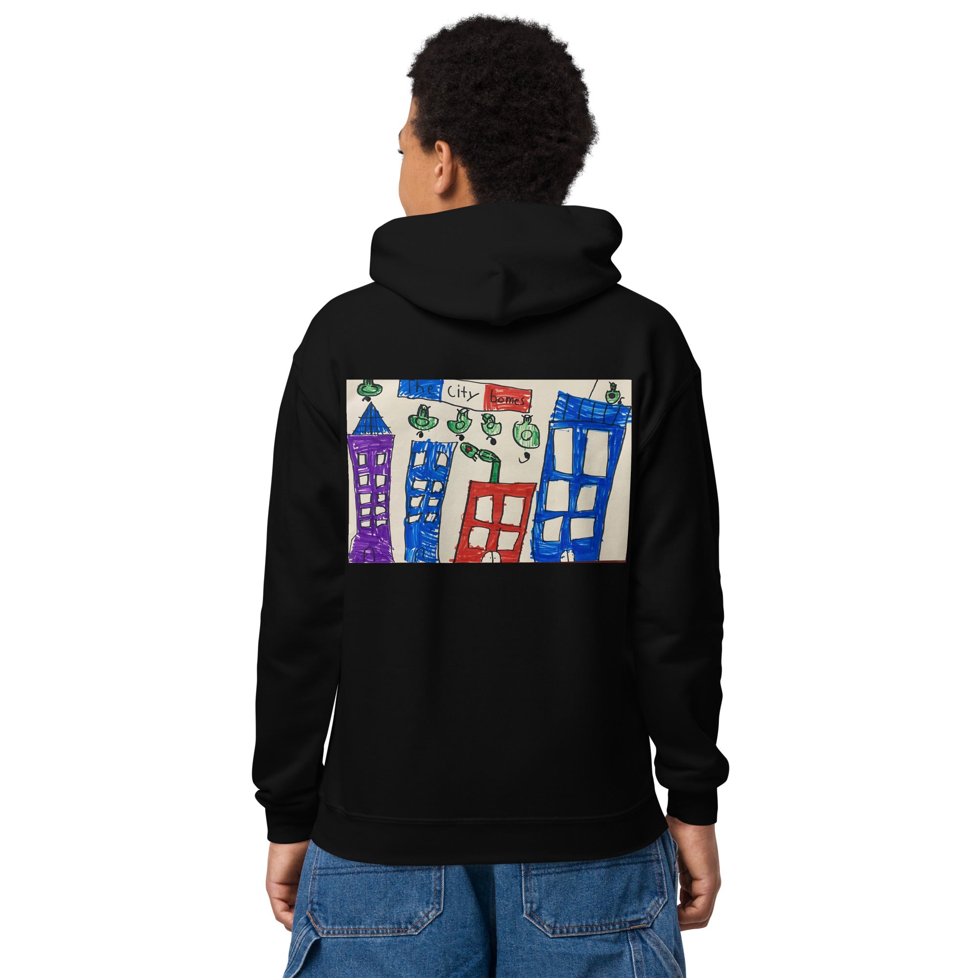 OLPR City Boms Youth heavy blend hoodie