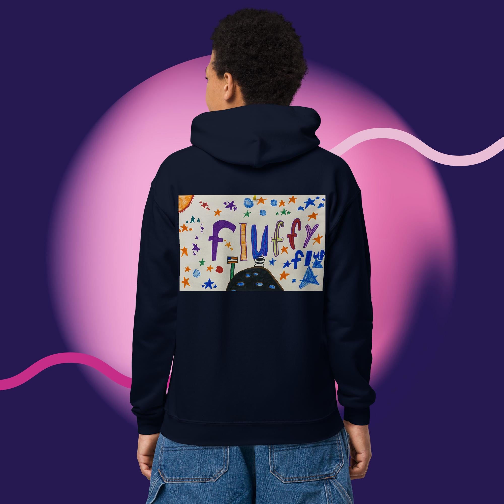 OLPR Fluffy Youth heavy blend hoodie