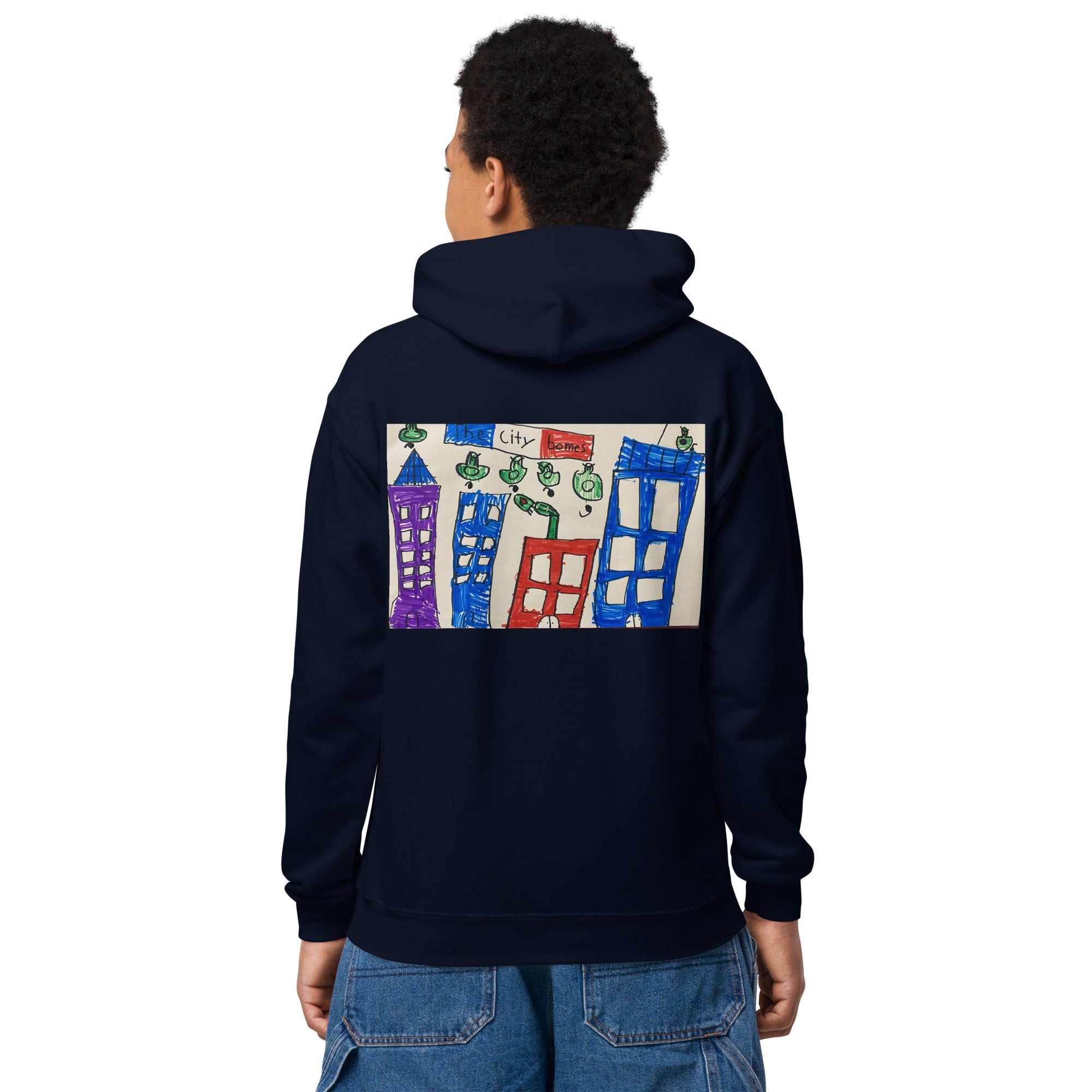 OLPR City Boms Youth heavy blend hoodie