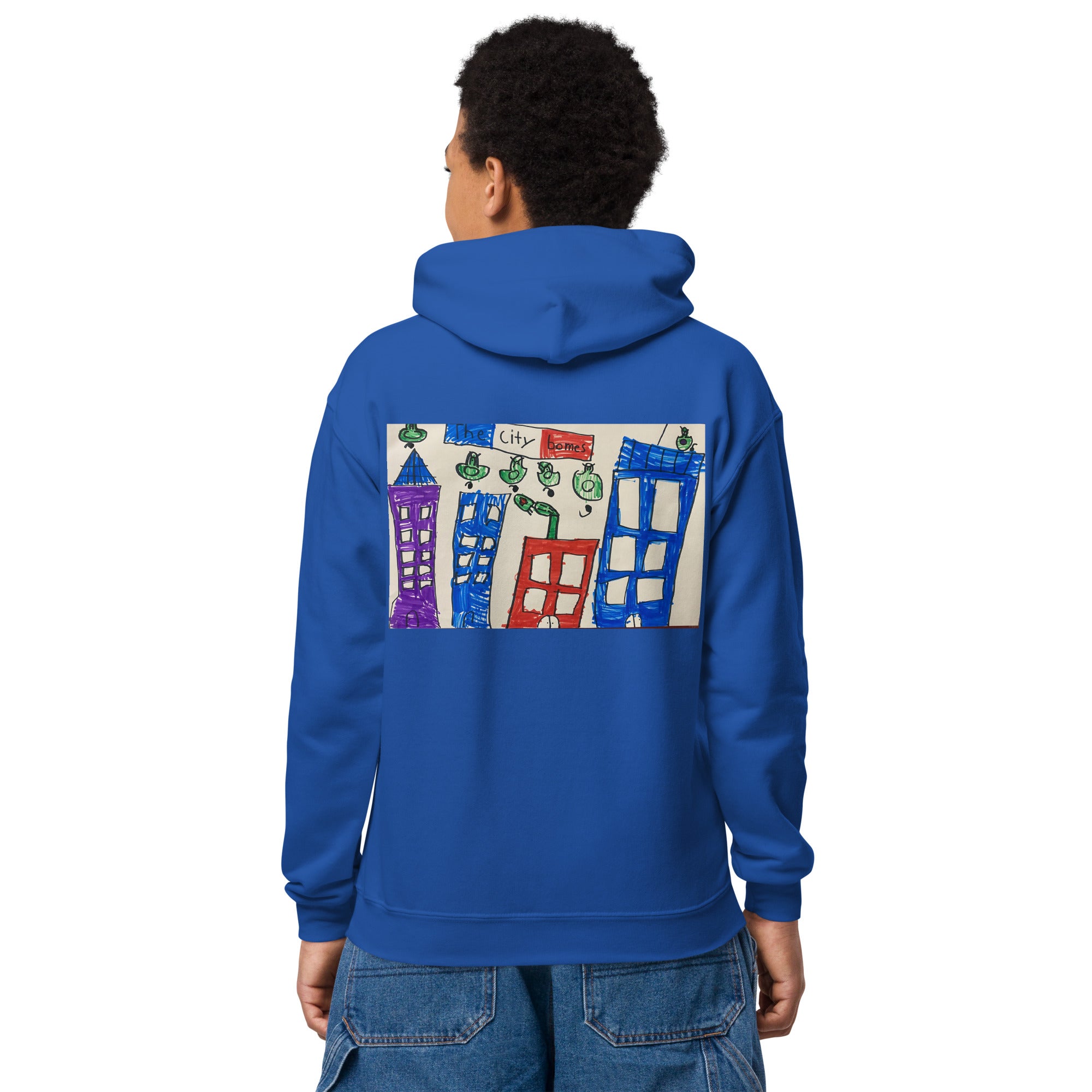OLPR City Boms Youth heavy blend hoodie