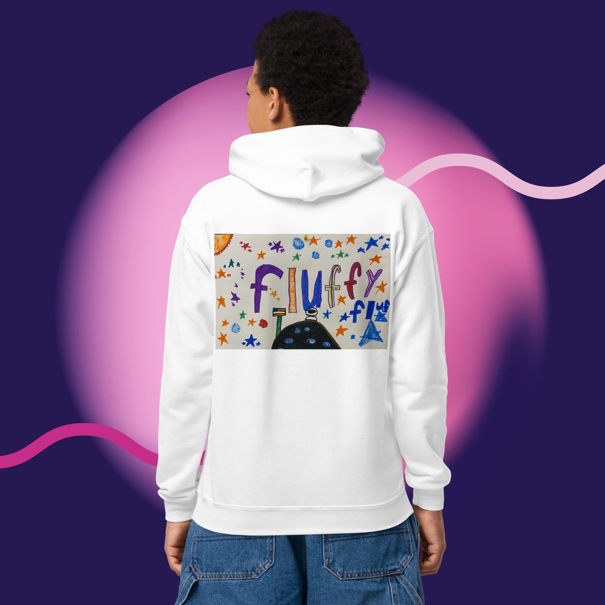 OLPR Fluffy Youth heavy blend hoodie