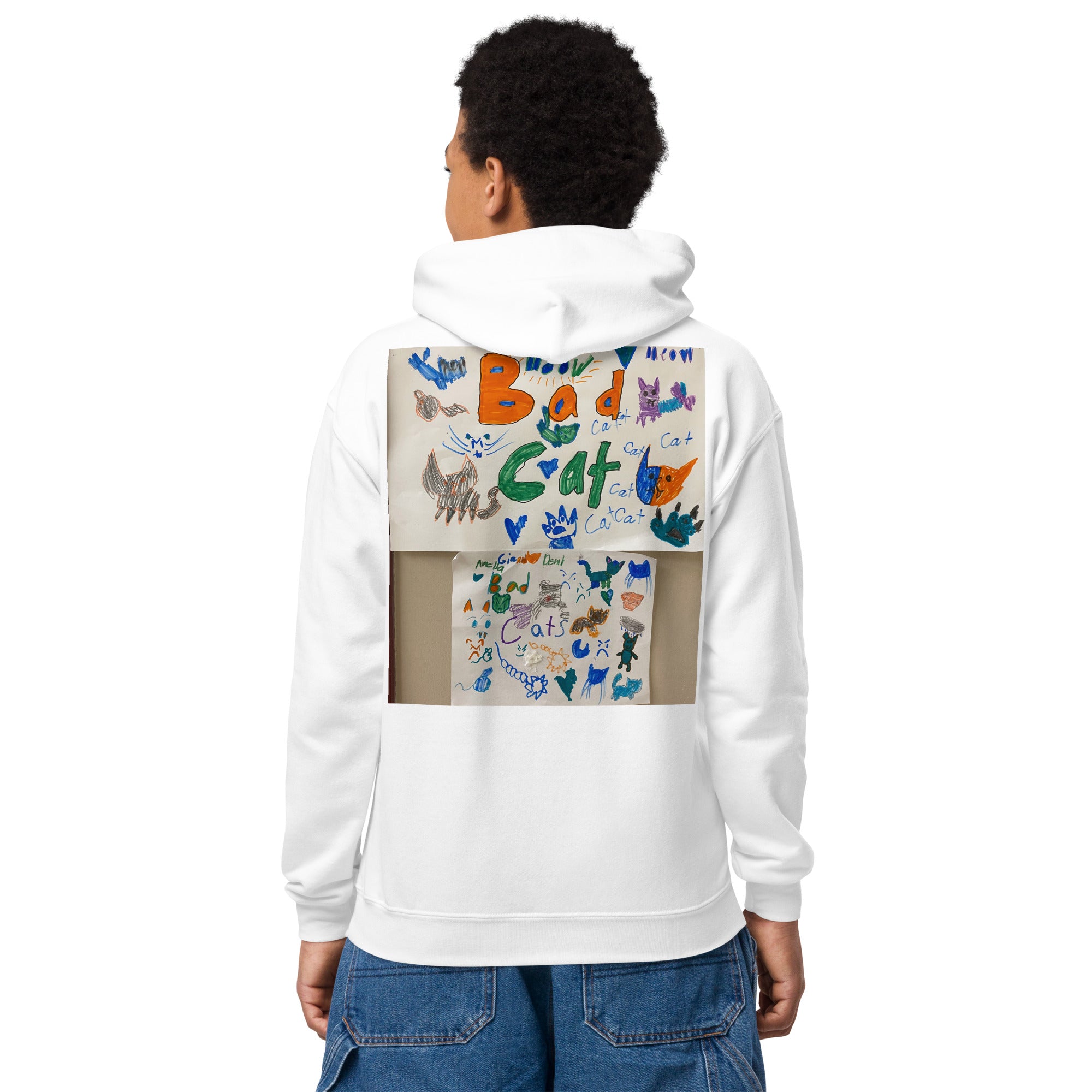 OLPR Bad Cat Youth heavy blend hoodie