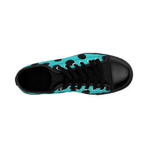 Zilla Dots Low Aqua Black Men's Sneakers