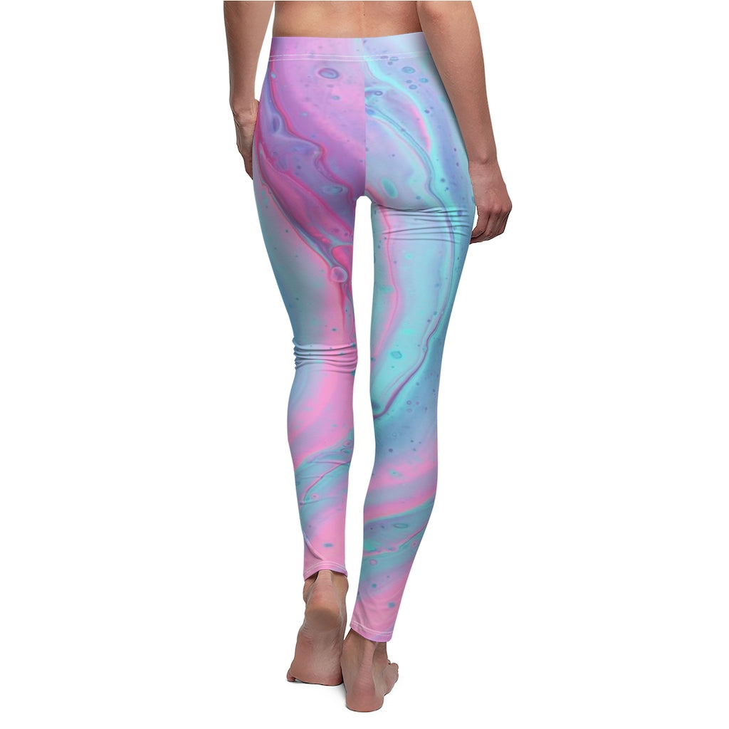 Princess Lauren Abstract 1 Women's Cut & Sew Casual Leggings