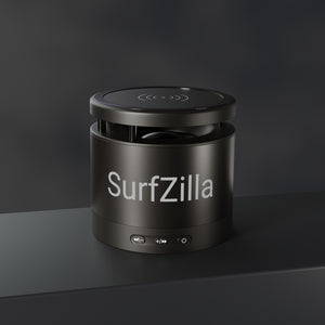 SurfZilla Metal Bluetooth Speaker and Wireless Charging Pad