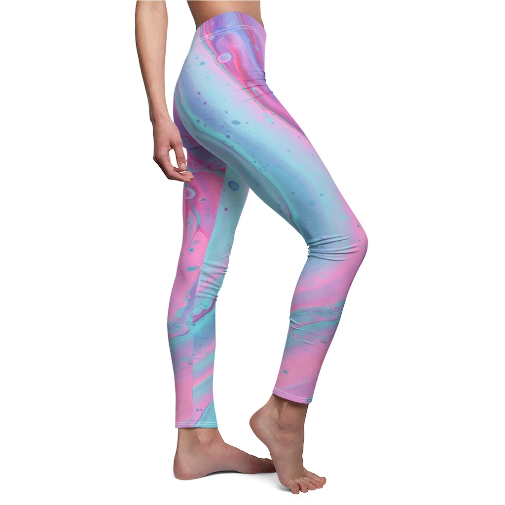 Princess Lauren Abstract 1 Women's Cut & Sew Casual Leggings