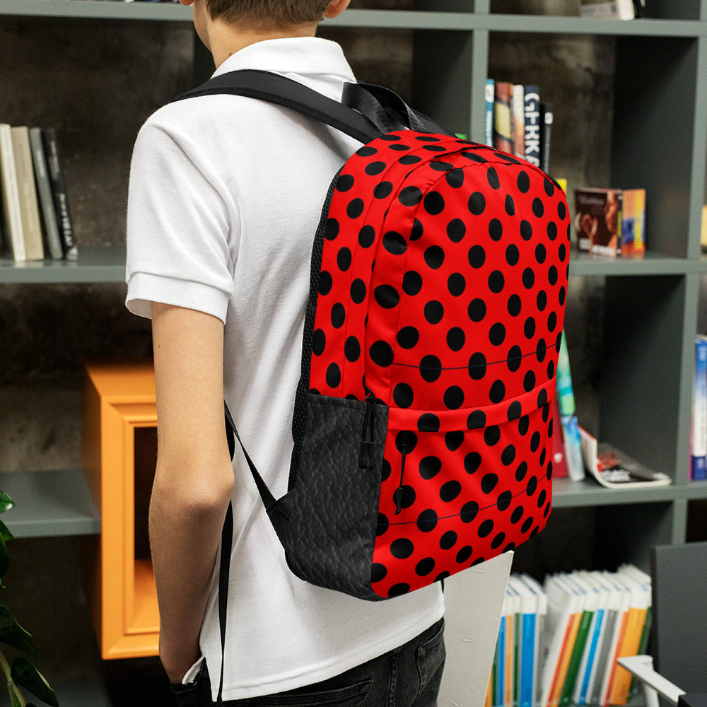 Zilla Dots Crimson Backpack