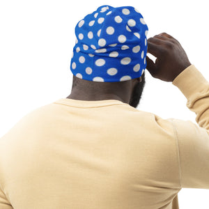 Zilla Dots Blue Beanie