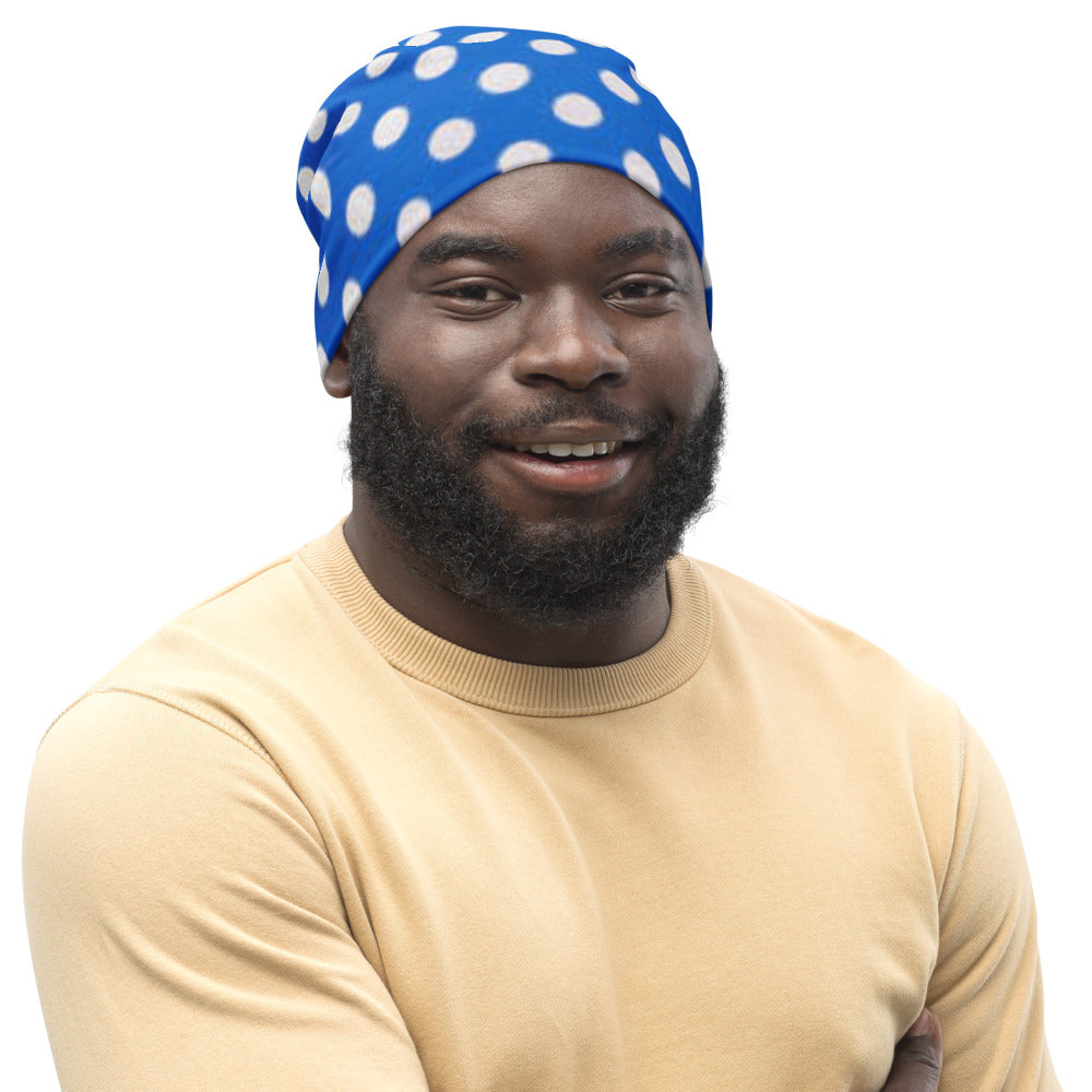 Zilla Dots Blue Beanie