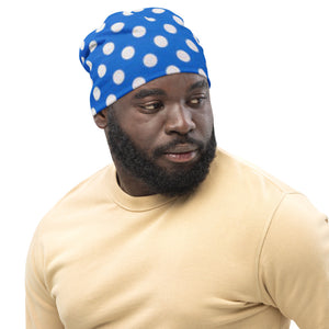 Zilla Dots Blue Beanie