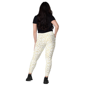 Zilla Dotz Stardust Crossover leggings with pockets