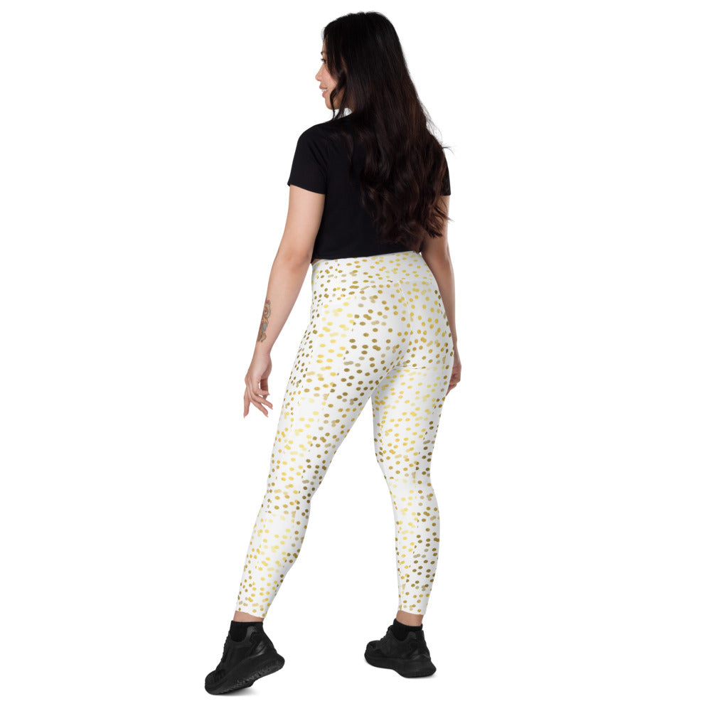 Zilla Dotz Stardust Crossover leggings with pockets