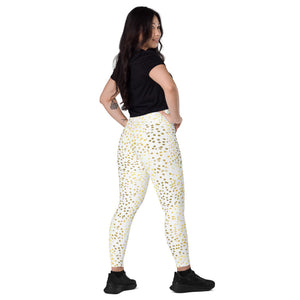 Zilla Dotz Stardust Crossover leggings with pockets