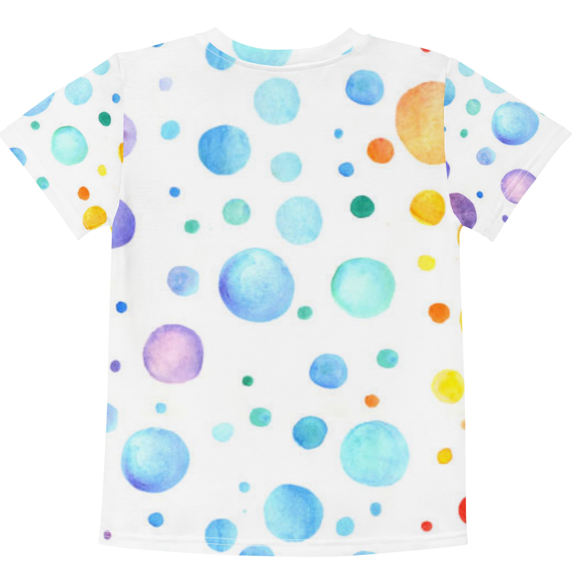 Rain Bubbles Kids crew neck t-shirt
