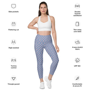 Zilla Dots Granite Leggings with pockets