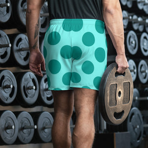 Zilla Dotz Wintergreen Men's Athletic Long Shorts