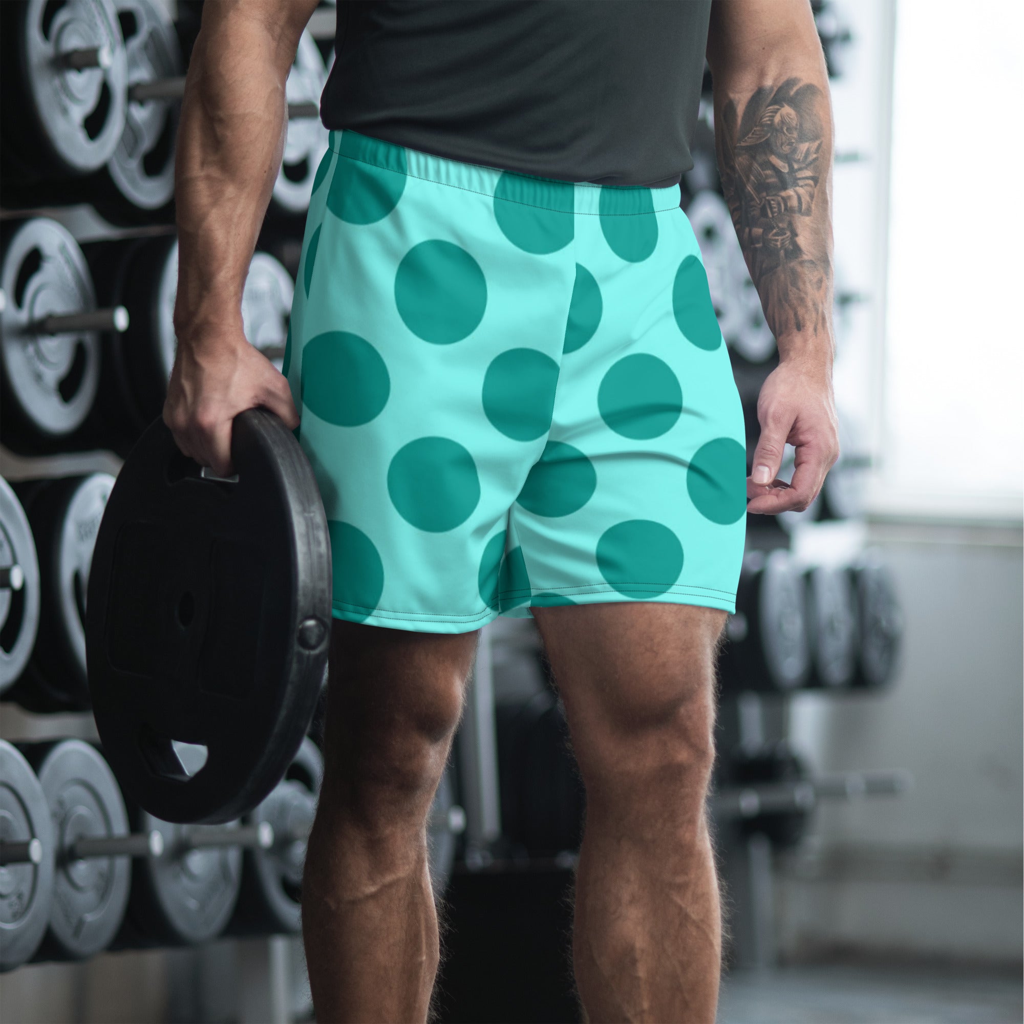 Zilla Dotz Wintergreen Men's Athletic Long Shorts