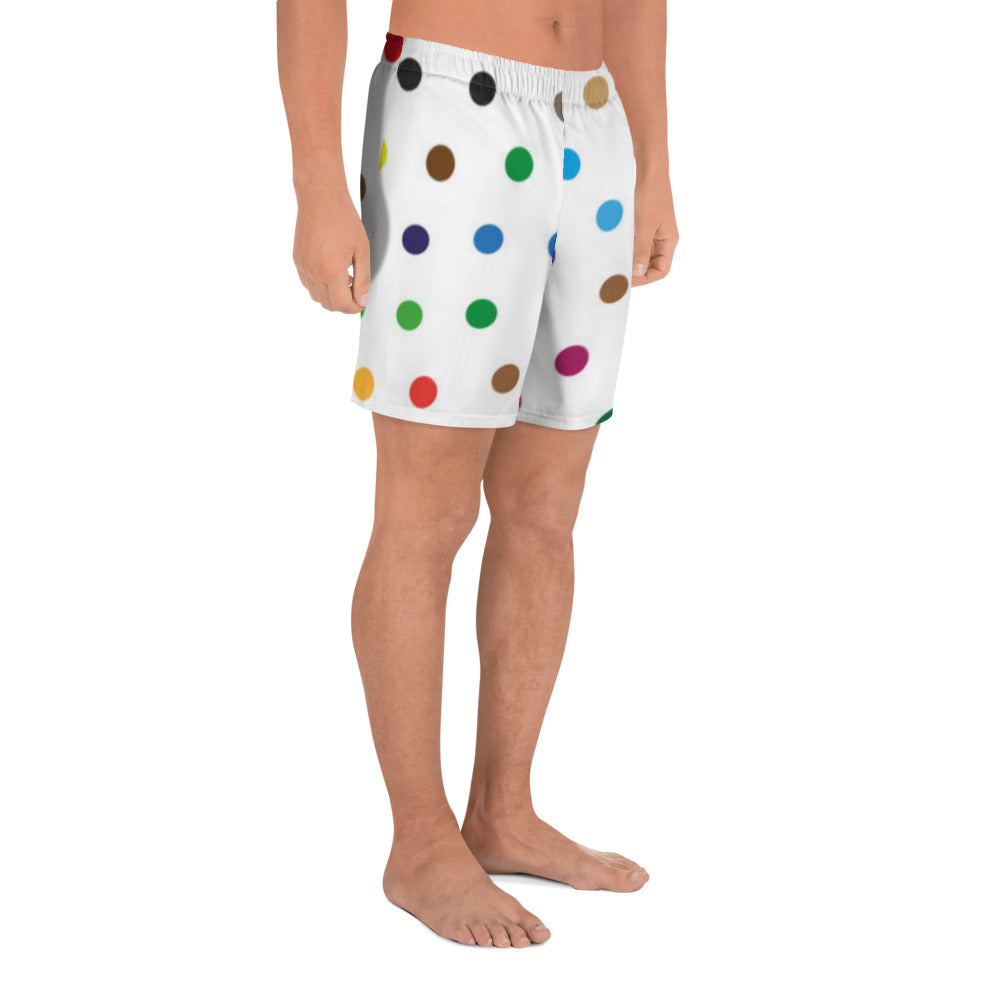 Zilla Dots Party City Men's Athletic Long Shorts