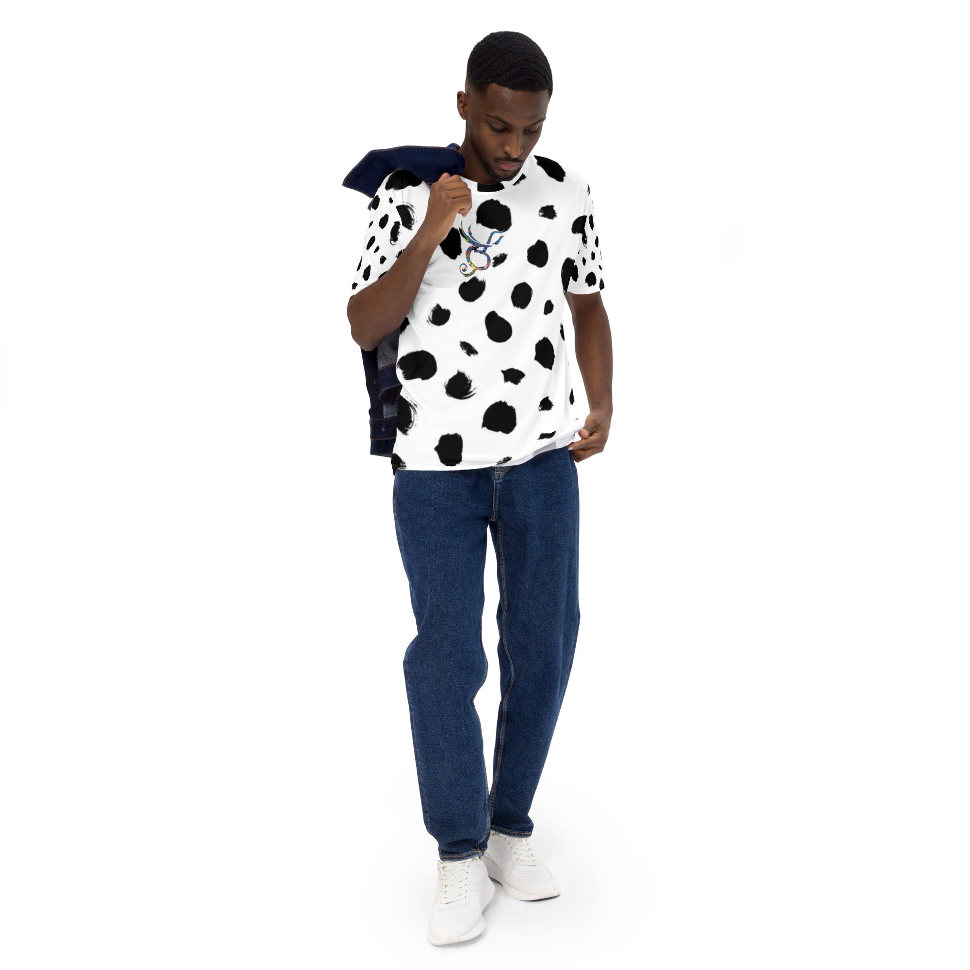 Zilla Dots Wild Cow Men's t-shirt