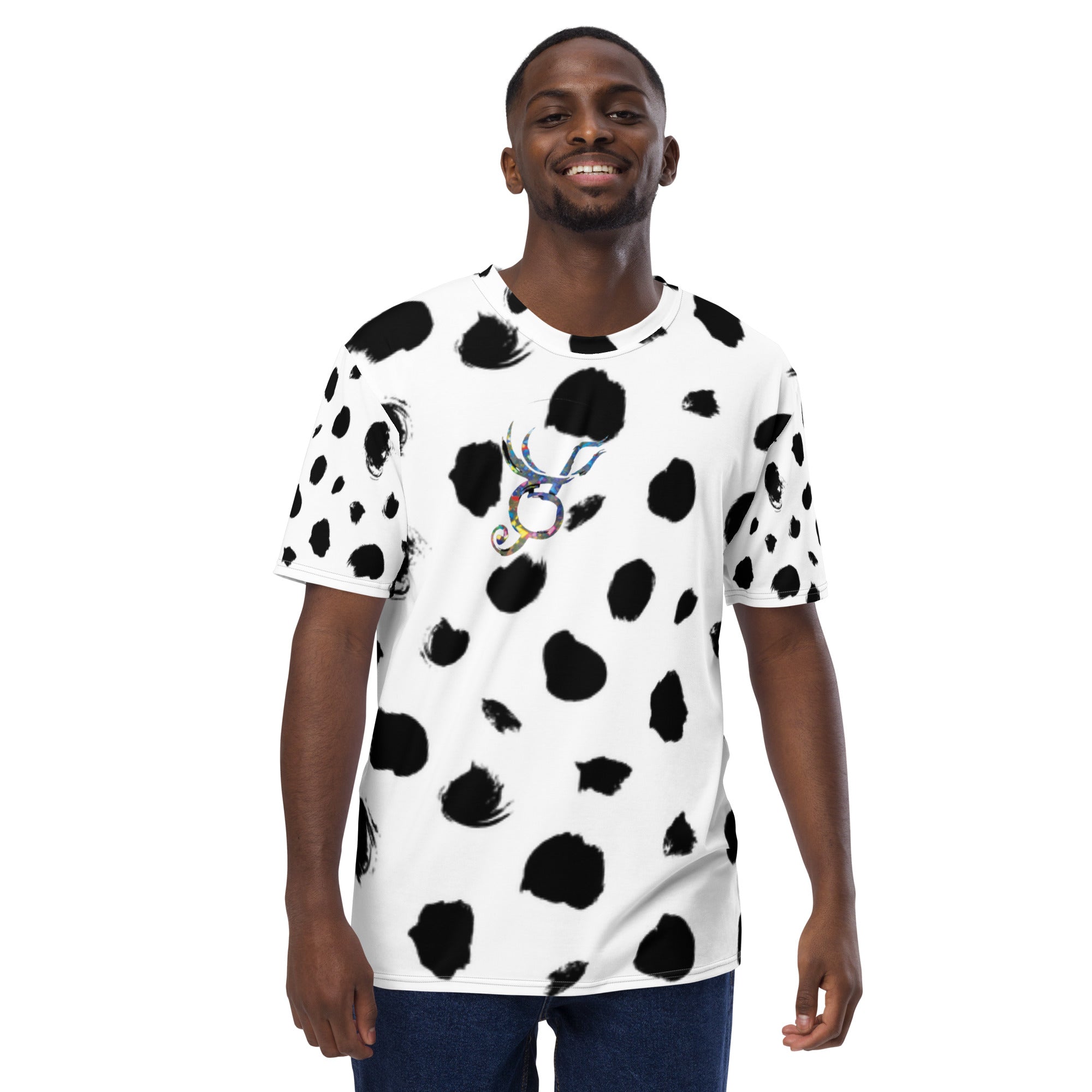 Zilla Dots Wild Cow Men's t-shirt