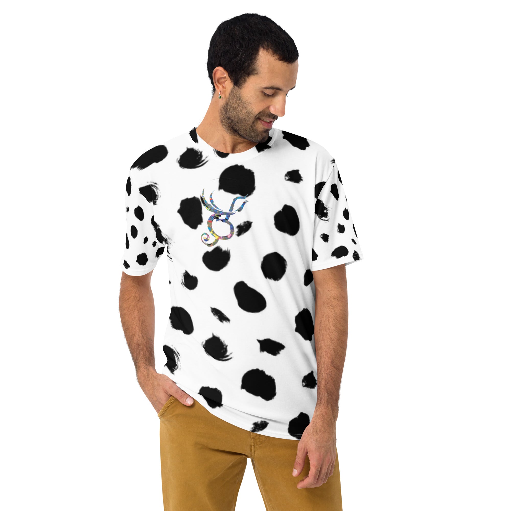 Zilla Dots Wild Cow Men's t-shirt