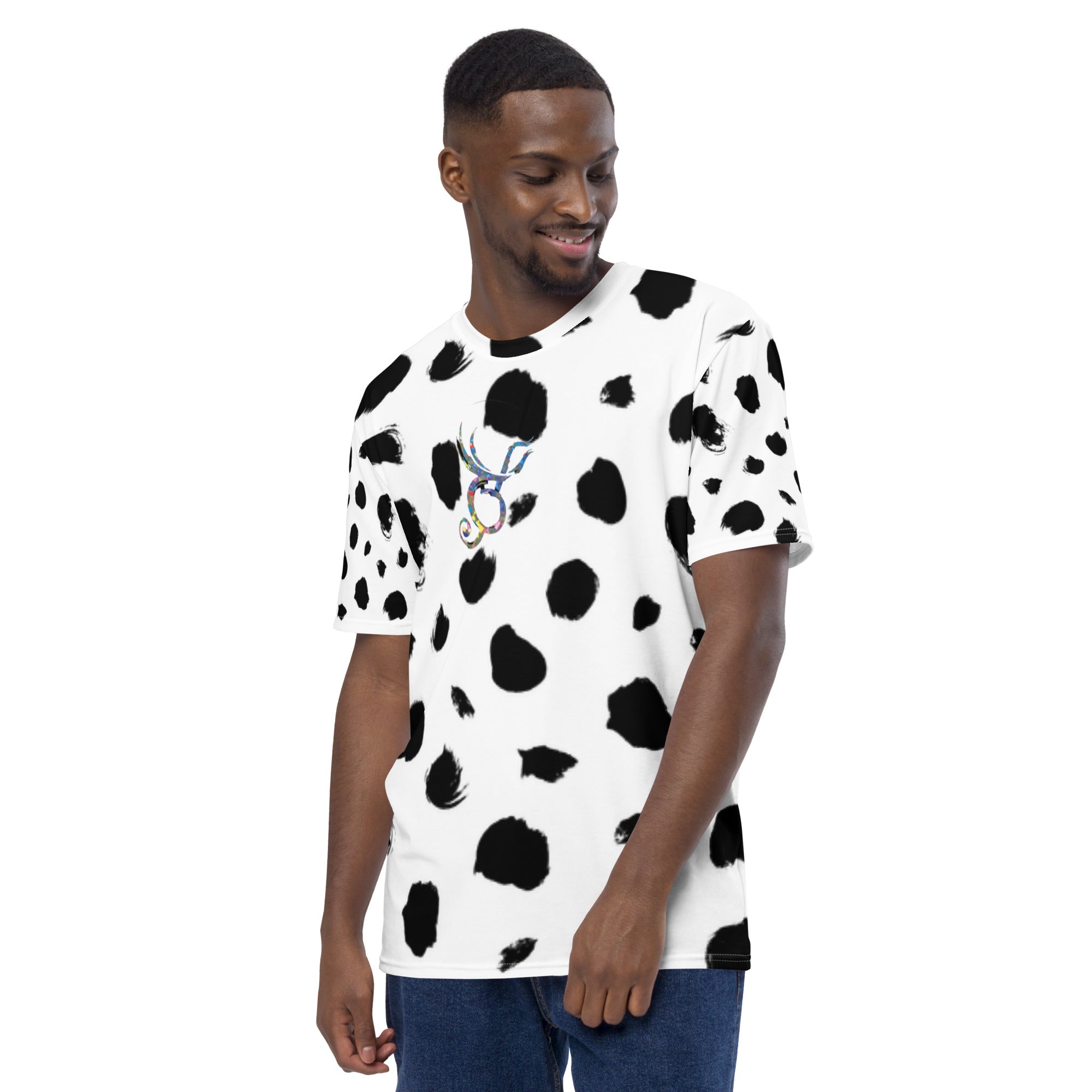 Zilla Dots Wild Cow Men's t-shirt