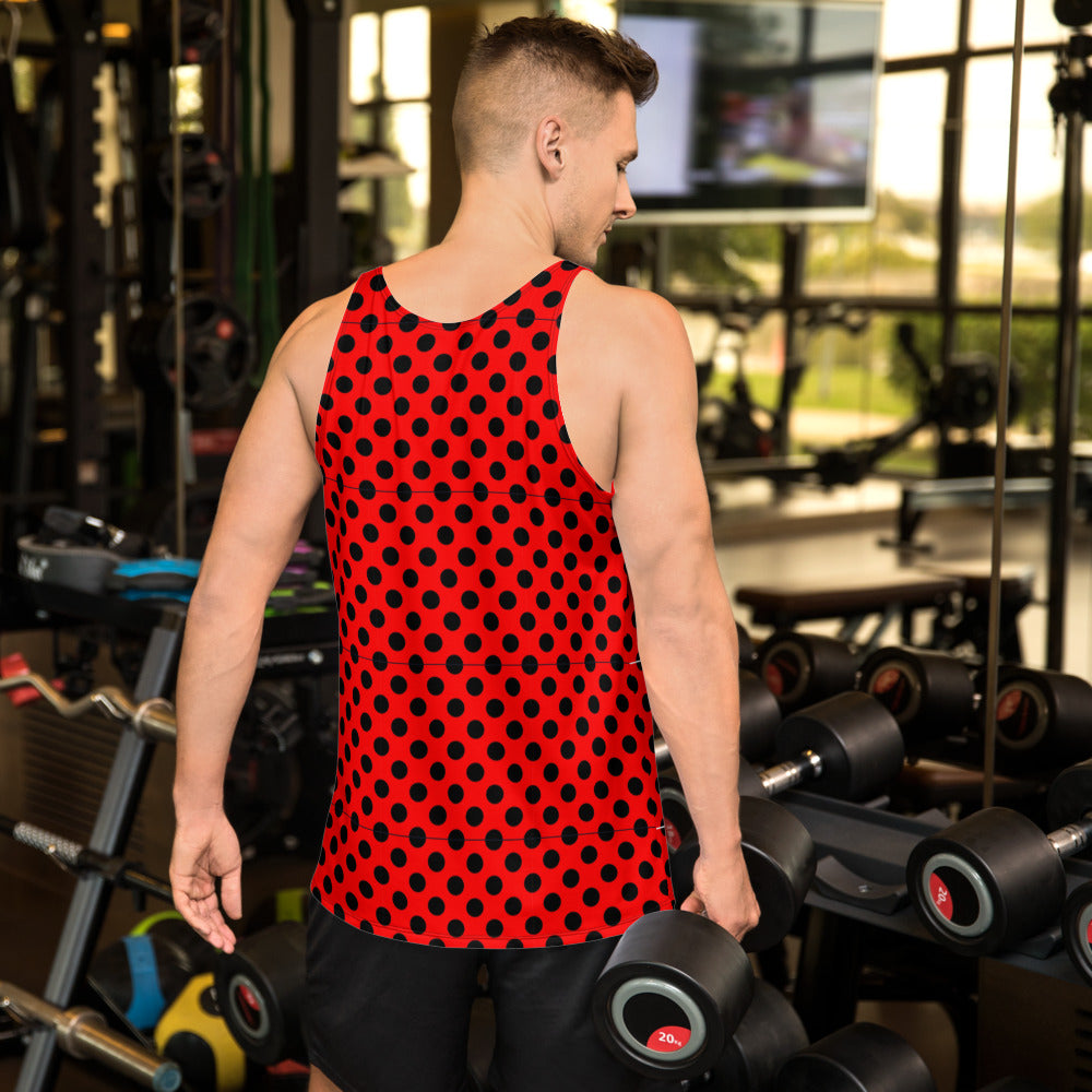 Zilla Dotz Crimson Tank Top