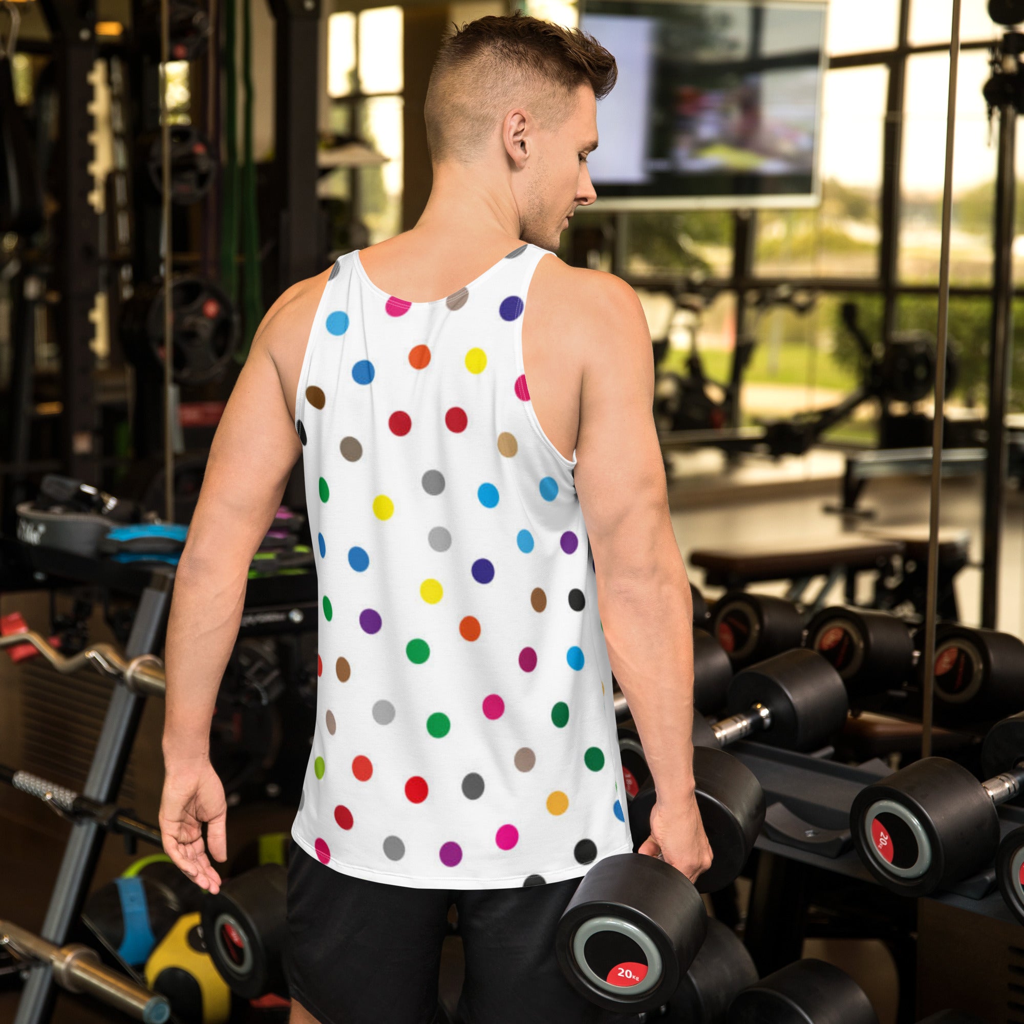 Zilla Dots Party City Unisex Tank Top