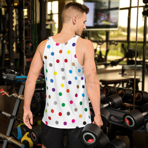 Zilla Dots Party City Unisex Tank Top