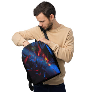 Abstract Royal Flame Minimalist Backpack