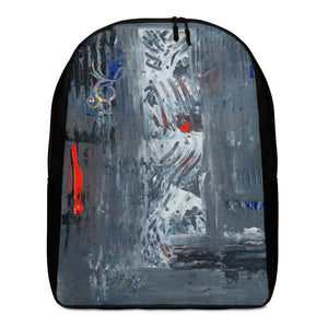 Abstract Silver Temple Minimalist Backpack