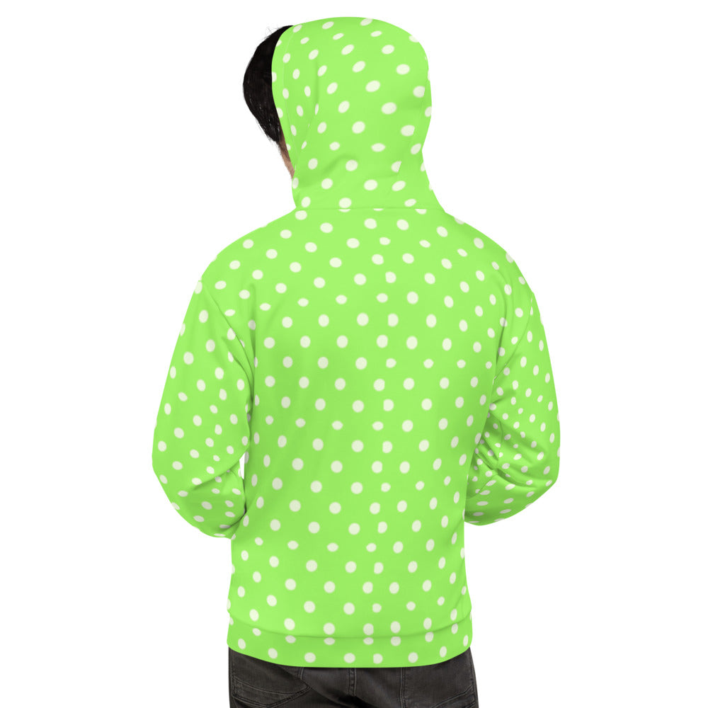 Zilla Dots Key Lime Unisex Hoodie