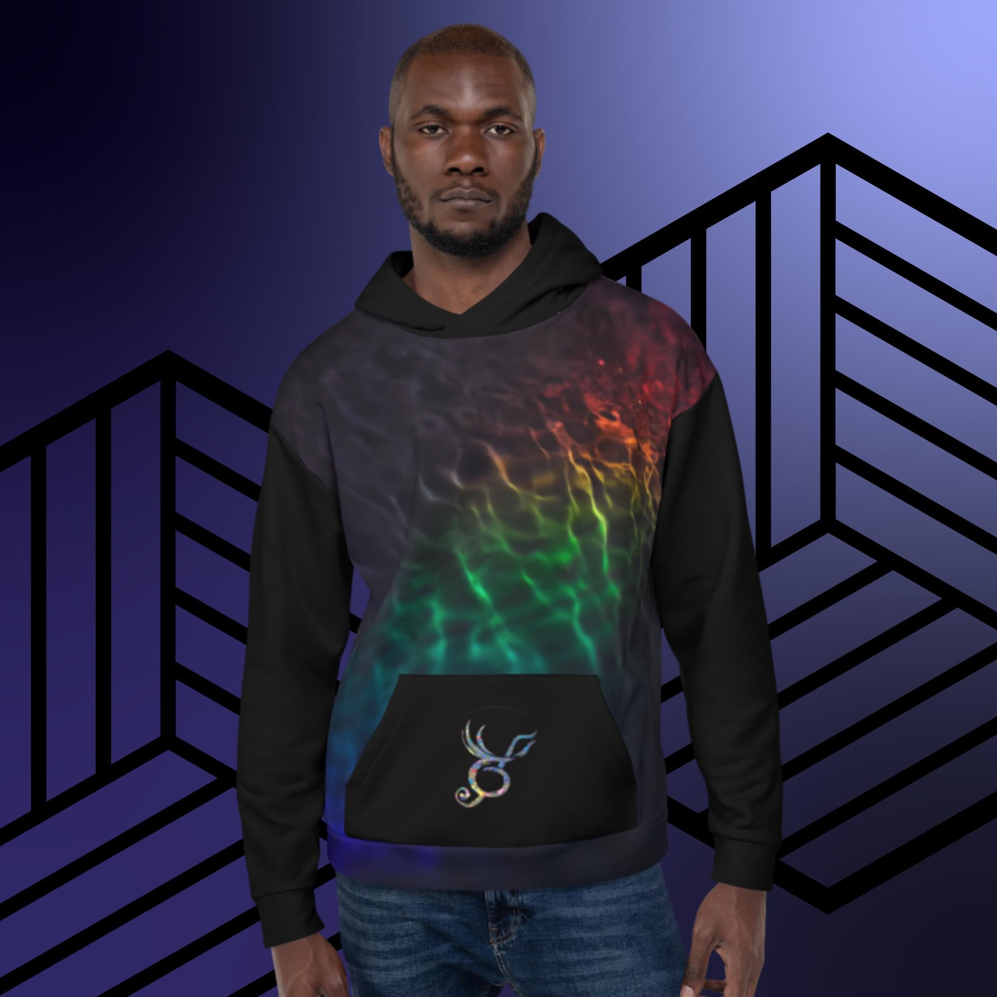 Abstract Prism Unisex Hoodie