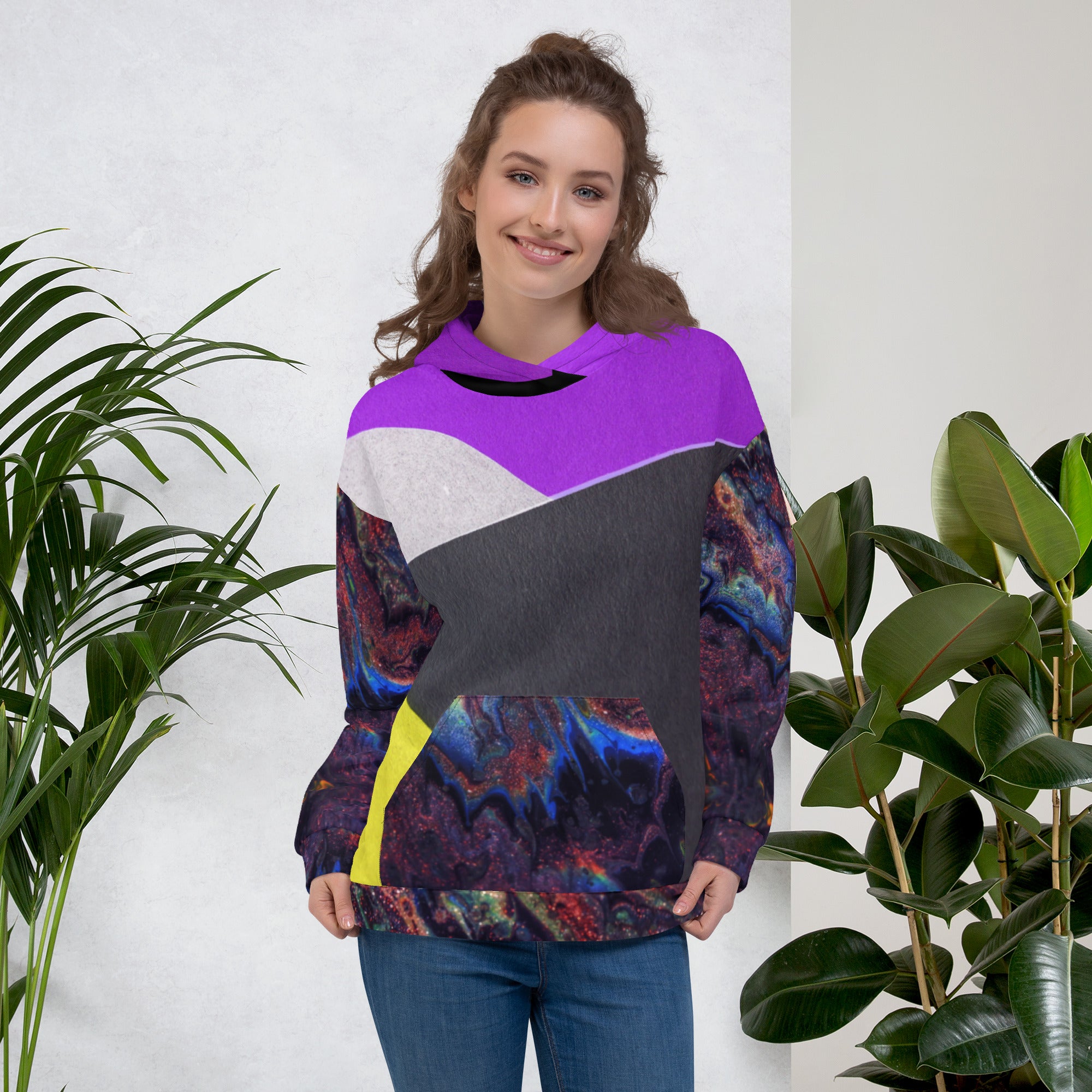 Abstract Prime Unisex Hoodie