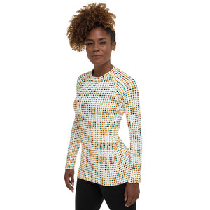 Zilla Dots Treasure Women's Rash Guard