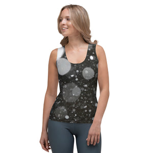 Zilla Dots Black Snow Sublimation Cut & Sew Tank Top