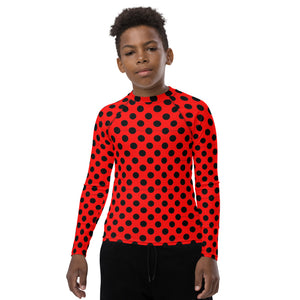 Zilla Dotz Crimson Youth Rash Guard