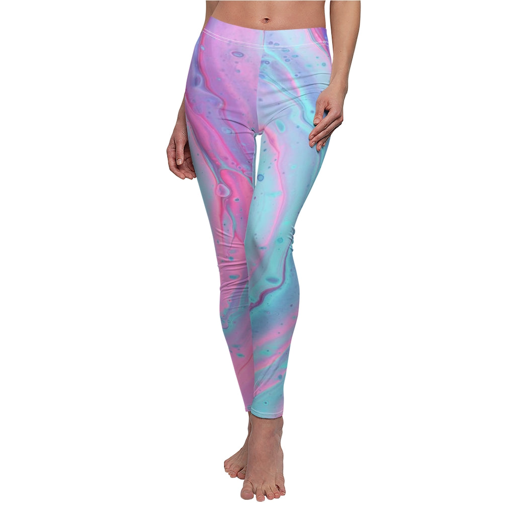Princess Lauren Abstract 1 Women's Cut & Sew Casual Leggings
