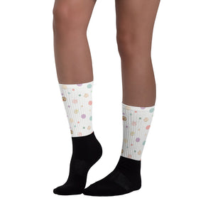 Zilla Dots Birthday Cake Socks